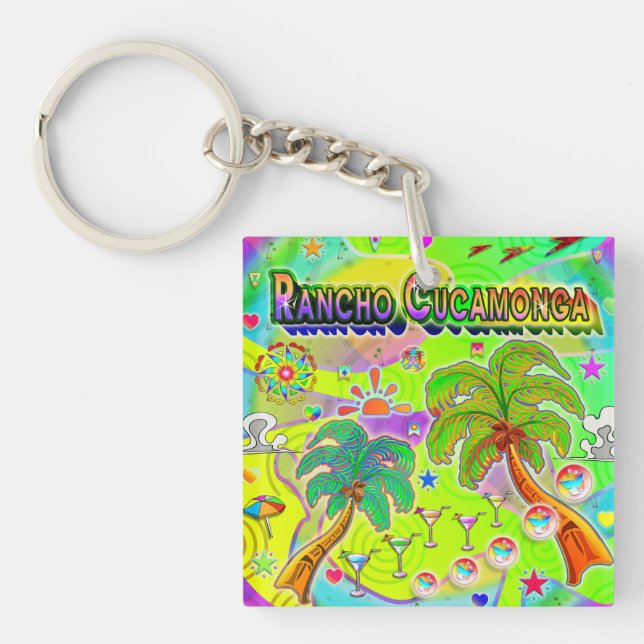 Porte-clefs Rancho Cucamonga Mind Porte - clé (Devant)