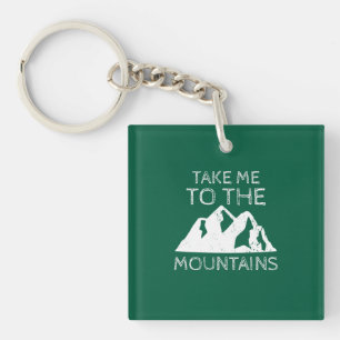 Porte-clefs Randonnée - Emmène-moi à la montagne