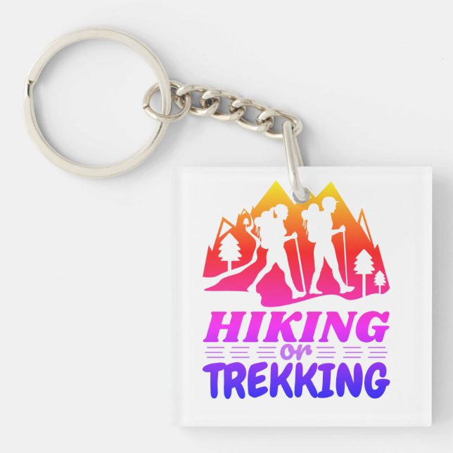 Porte-clefs Randonnée ou trekking (Devant)
