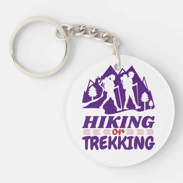 Porte-clefs Randonnée ou trekking (Devant)