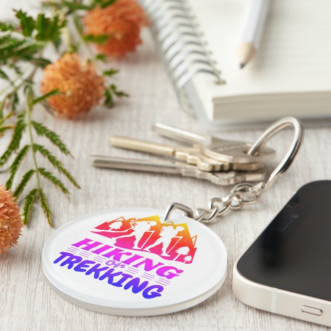 Porte-clefs Randonnée ou trekking (Devant Droit)