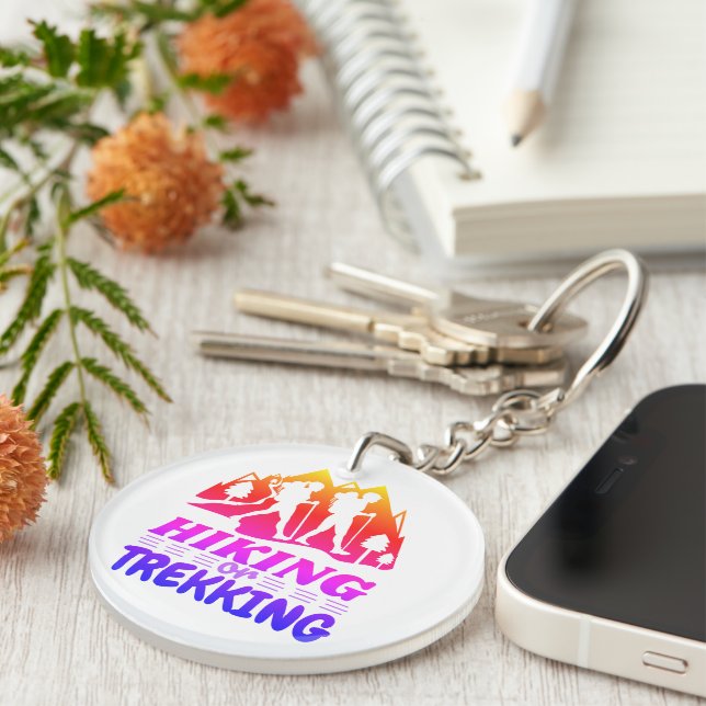 Porte-clefs Randonnée ou trekking (Devant Droit)