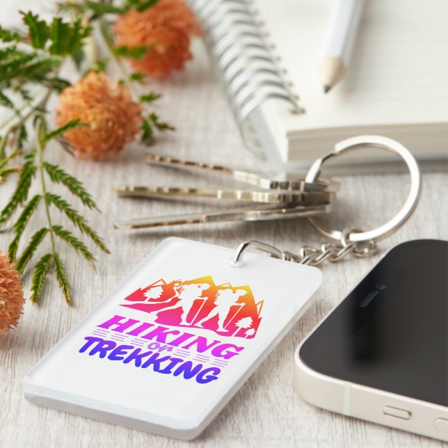 Porte-clefs Randonnée ou trekking (Devant droit)