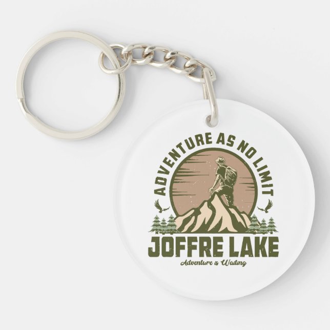 Porte-clefs Randonnée rétro au lac Joffre (Devant)