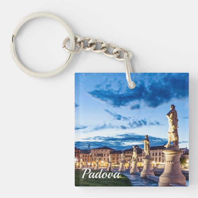 Porte-clefs Rangée de statues illuminées à Padova (Devant)