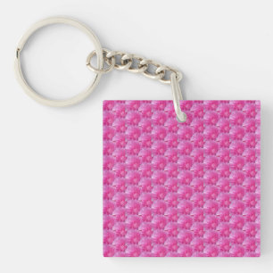 Porte-clefs Ranunculus rose - Design Floral moderne