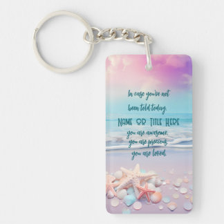 Porte-clefs Rappels d'affirmation motivationnelle