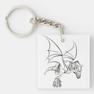 Porte-clefs Raptor ailé / Tribal