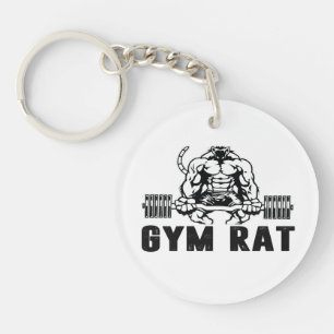 Porte-clefs Rat de gym