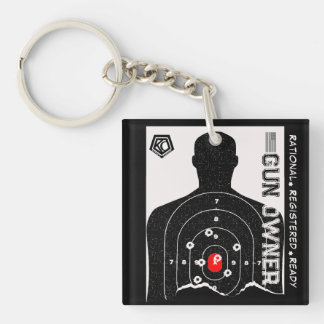 Porte-clefs Rational Registered and Ready Gun Owner