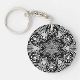 Porte-clefs Raven Mandala