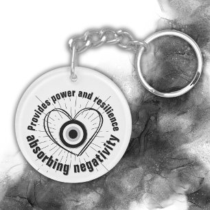 Porte-clefs Rayons, Coeur, Monographie de protection des yeux 