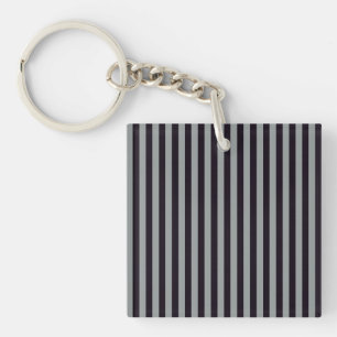 Porte-clefs rayures de jaguar gris