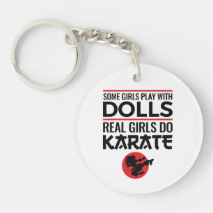 Porte-clefs Real Girls Do Karate Cute Women Martial Arts