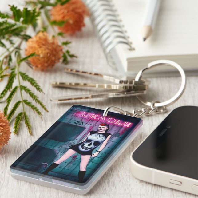 Porte-clefs Rebel mort (Devant droit)