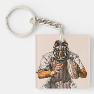 Porte-clefs Receveur de base-ball
