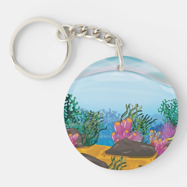 Porte-clefs Récif corallien (Devant)