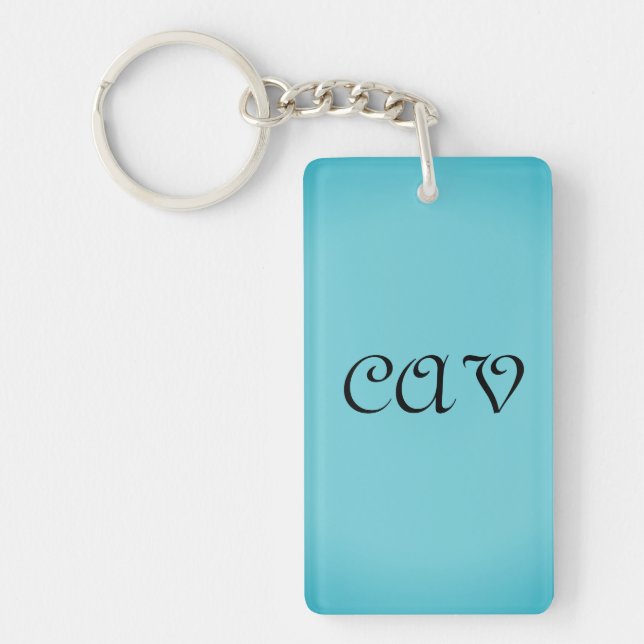 Porte-clefs Recoleta Cornflower Bleu (Devant)