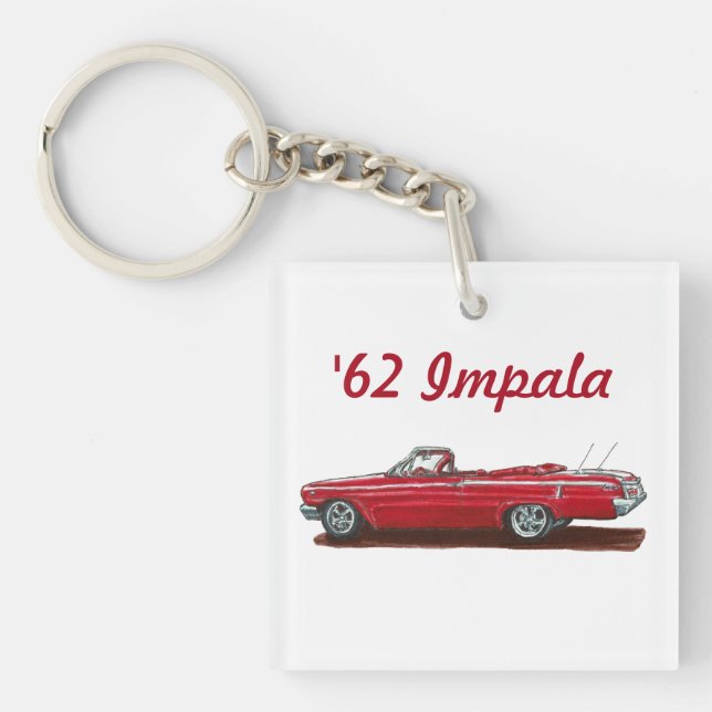 Porte-clefs Red 62 Impala (Devant)