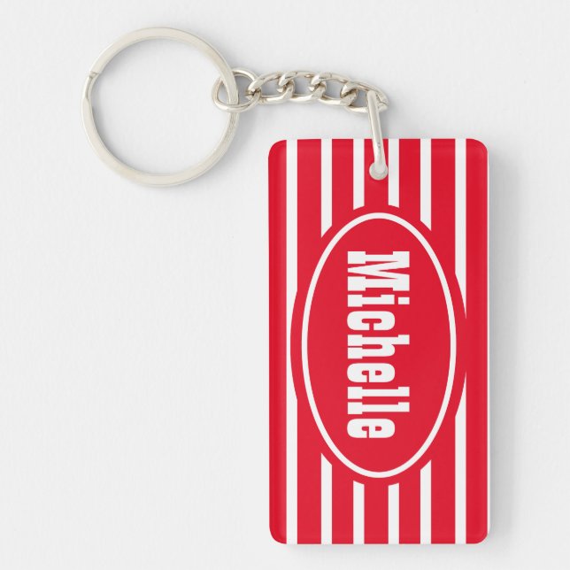 Porte-clefs Red HS occidental personnalisé (Devant)