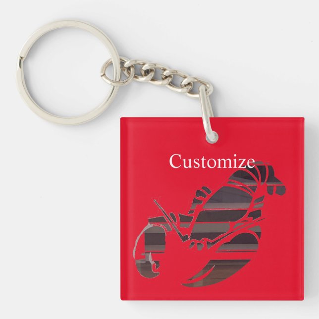 Porte-clefs Red Maine Lobsters Thunder_Cove (Devant)