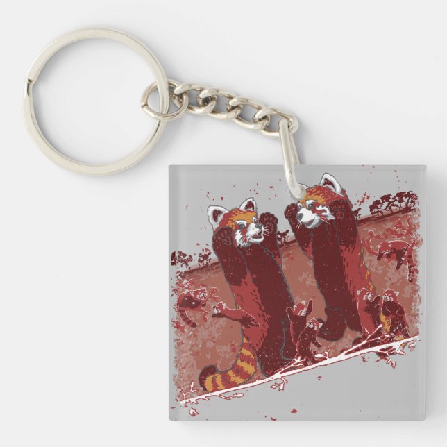 Porte-clefs Red Panda Fury (Devant)