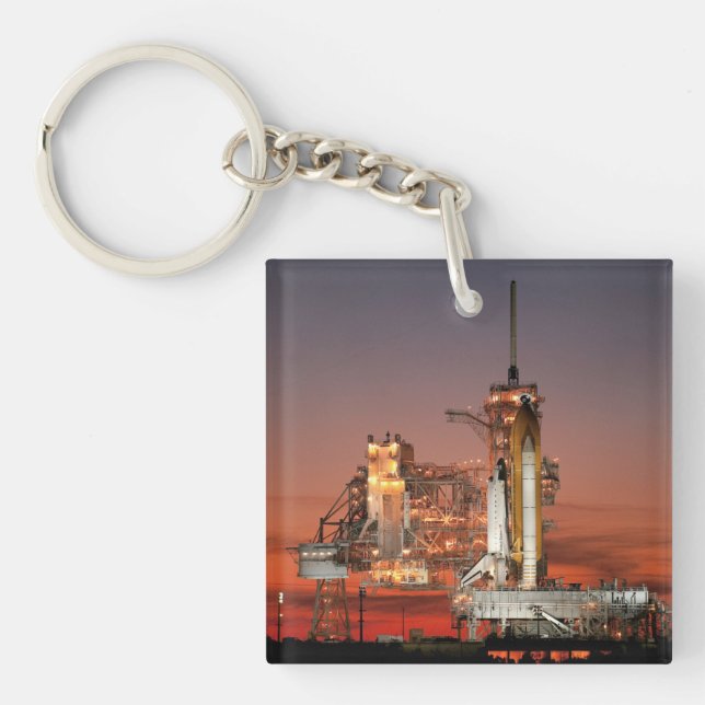Porte-clefs Red Sky for Space Shuttle Atlantis Launch (Devant)