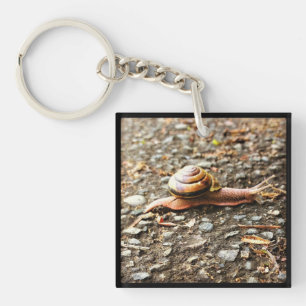 Porte-clefs Red Snail on the Ground