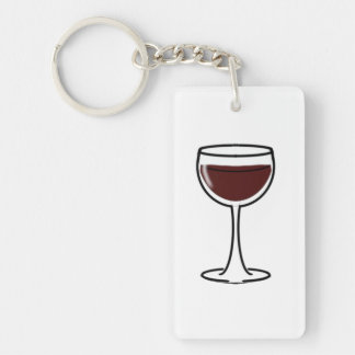 Porte-clefs Red Wine Glass