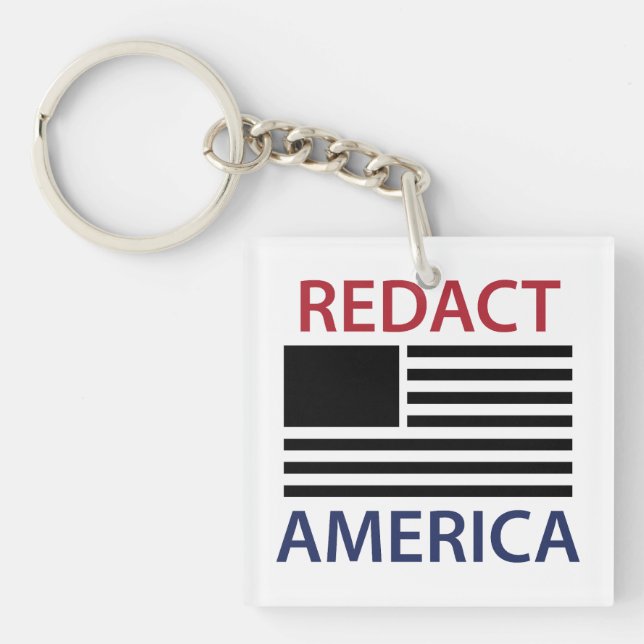 Porte-clefs REDACT AMERICA T-Shirt (Devant)