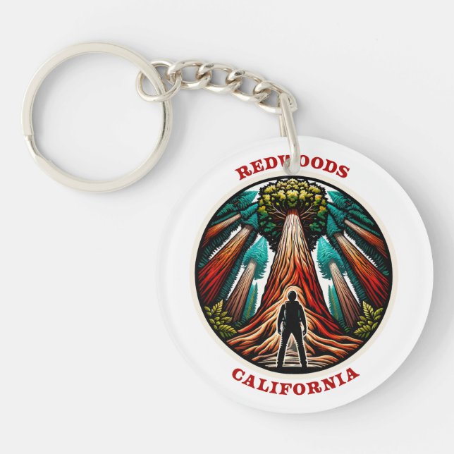 Porte-clefs Redwoods Californie (Devant)