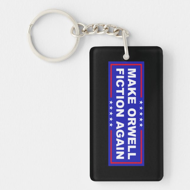 Porte-clefs Refaire D'Orwell De La Fiction (Devant)