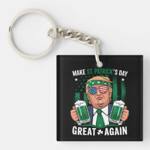 Porte-clefs Refaire la Saint-Patrick Grande Encore Trump Irlan