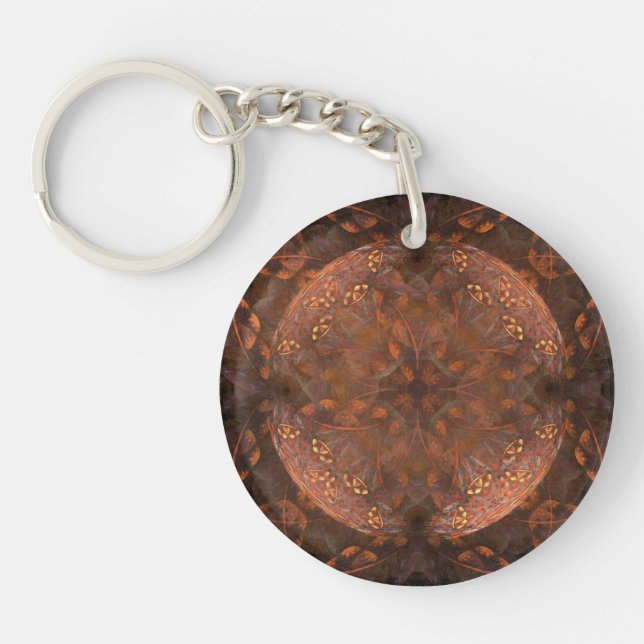 Porte-clefs Reflet doré de cuivre (Devant)