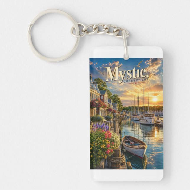 Porte-clefs Reflets du port mystique (Devant)