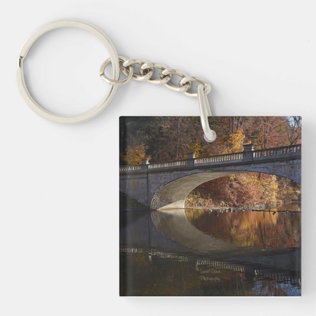 Porte-clefs Réflexions d'automne sur le domaine de Vanderbilt (Devant)