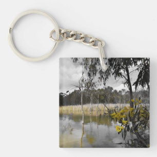 Porte-clefs Réflexions sous le ciel gris