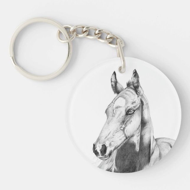 Porte-clefs Regard calme (Devant)