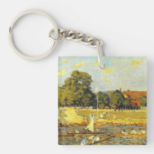 Porte-clefs Regatta at Hampton Court Alfred Sisley Poster