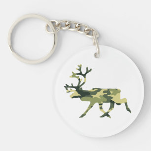 Porte-clefs Reindeer / Caribou Woodland Camouflage / Camo