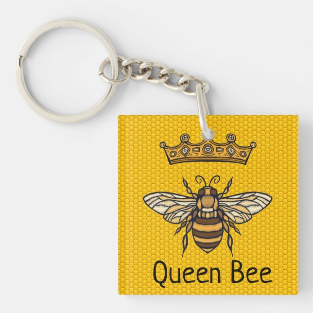 Porte-clefs Reine Abeille (Devant)