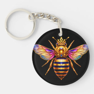 Porte-clefs Reine Abeille Avec Couronne