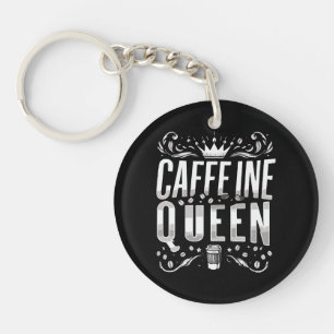 Porte-clefs reine de caféine