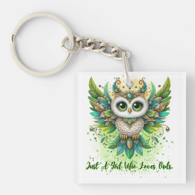 Porte-clefs Reine de la Chouette enchantée (Devant)