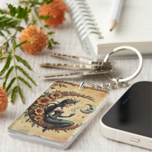 Porte-clefs Reine du Croissant de Tournesol