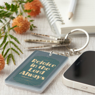 Porte-clefs Réjouissez toujours / Priez pour tout