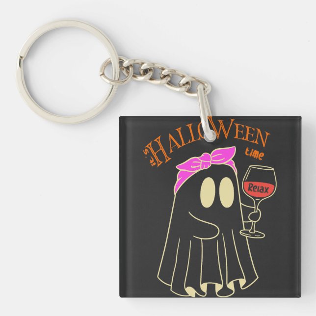 Porte-clefs Relax: It’s Halloween Time Spooky Season (Devant)