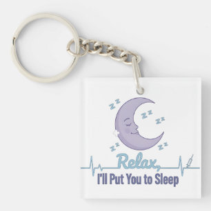 Porte-clefs Relax, je vais vous endormir Anesthésiste drôle