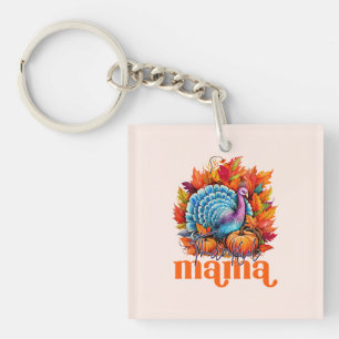 Porte-clefs Remerciements Mama Turquie et l'automne quittent l