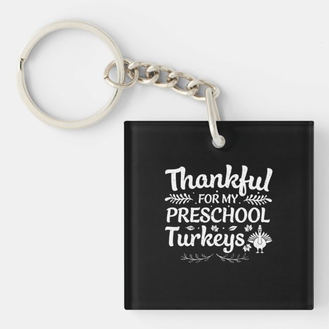 Porte-clefs Remerciements Pour Mes Déchets D'École - Enseignan (Devant)